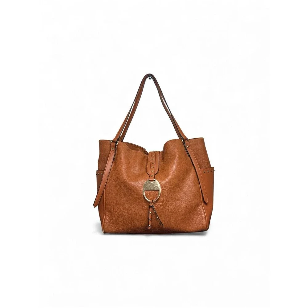 Mia K. Farrow Collection Shoulder Tote Hobo Bag Brown Satchel 13x13x5